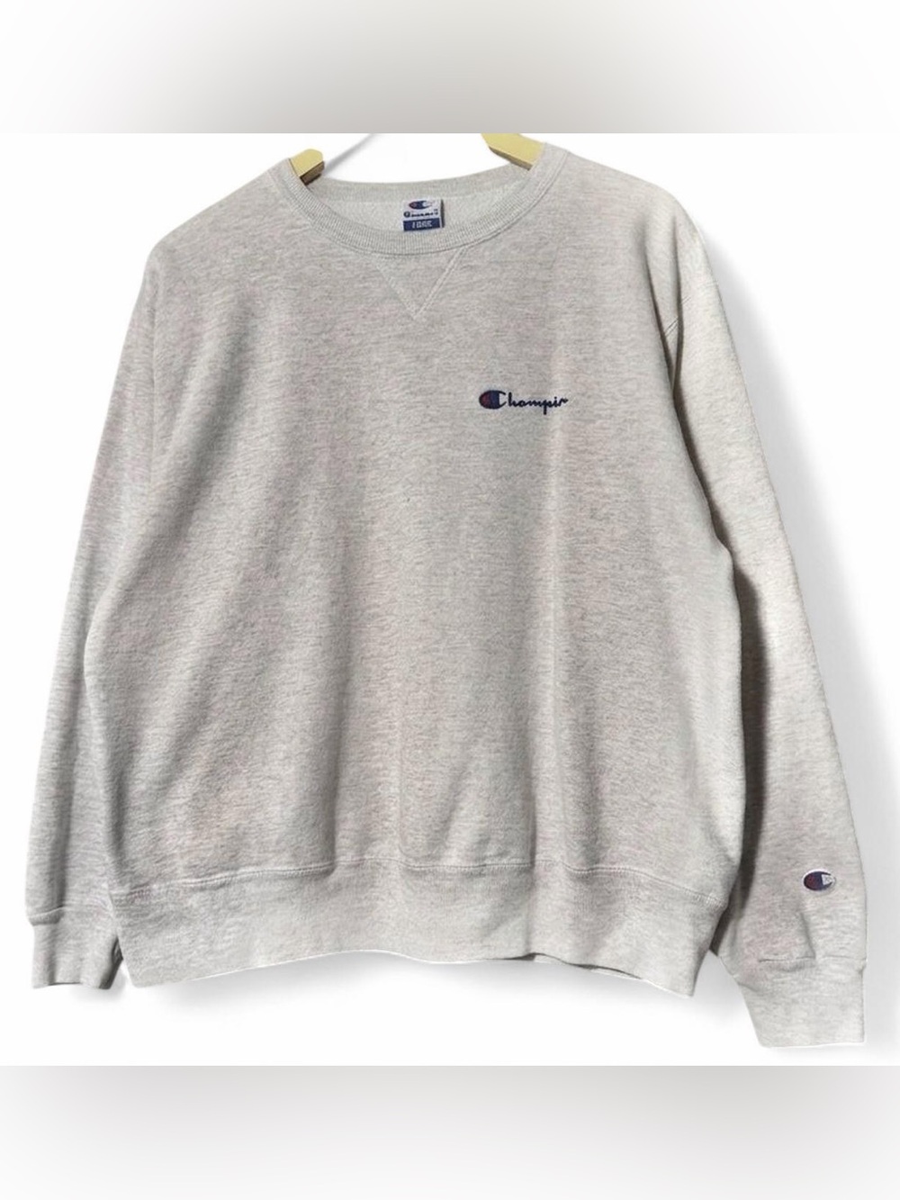 Champion grey sweatshirt Size L 90s vintage